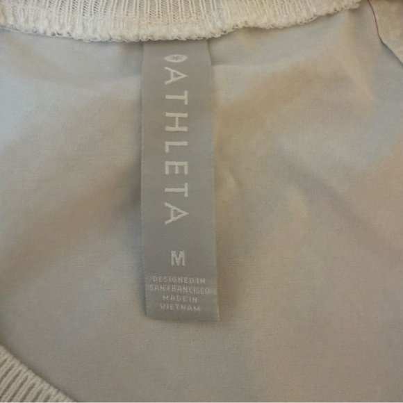 Athleta | White / Tan | Zephyr Print Tank Top | Sz M - Picture 8 of 11
